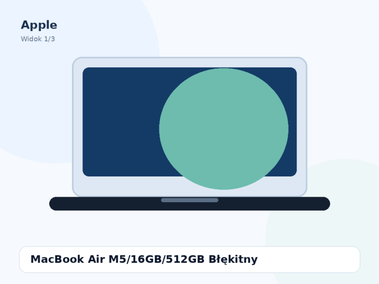 Apple MacBook Air M5/16GB/512GB Błękitny